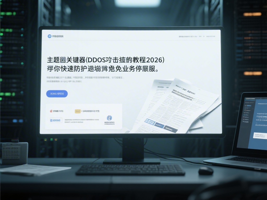 服务器被DDoS攻击应对教程2026，教你快速防护避免业务停服